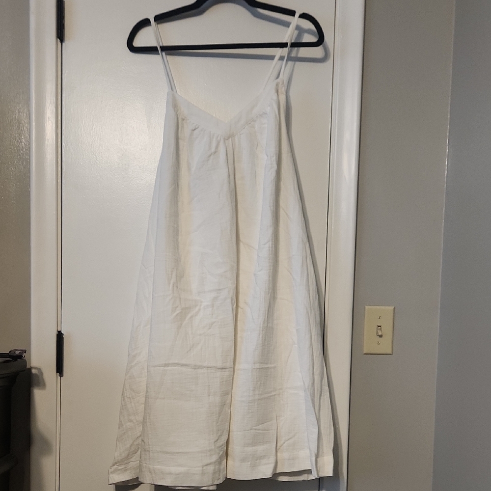 Elegant White Slip Dress